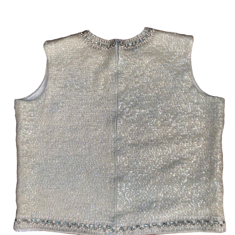 Vintage Sequin and Beaded Shell Size Large Imports by Aristo Brand Flapper Style - Picture 5 of 8